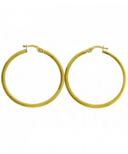 Pendientes Oro 18 Ktes Aro 35x1,5mm