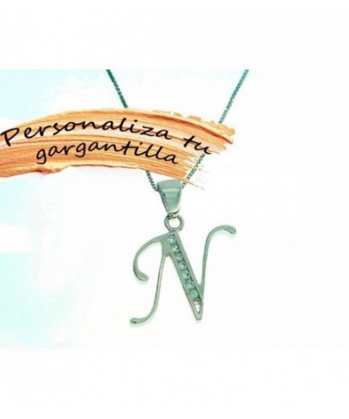 Gargantilla Plata de Ley Letra