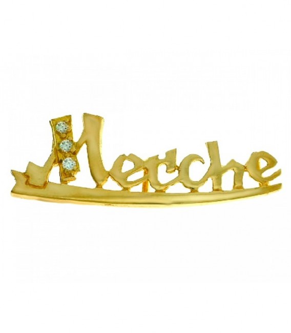 Colgante Oro Nombre Merche